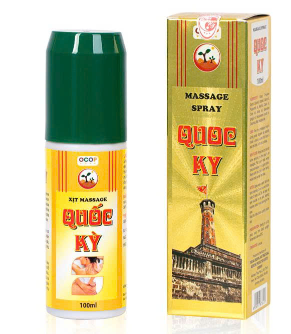 Dầu Xịt Massage Quốc Kỳ 80ml