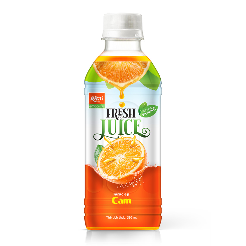 Nước ép cam đóng chai 350ml