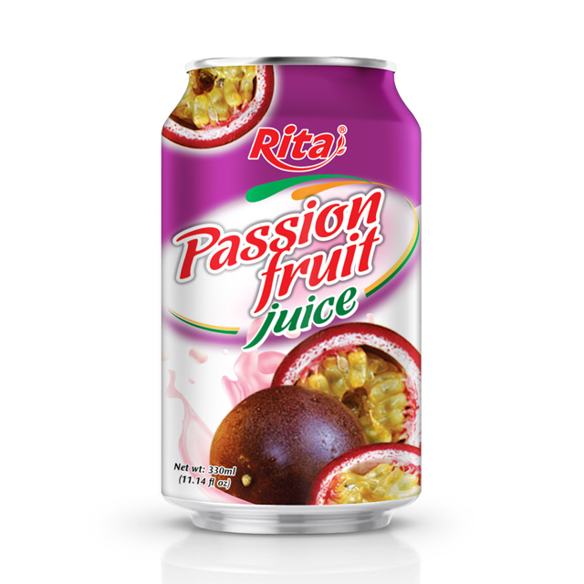 Nước ép chanh dây đóng lon 330ml - Ảnh 3