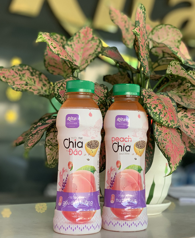 Nước hạt chia vị đào Phù hợp với mọi đối tượng và dễ dàng mang theo