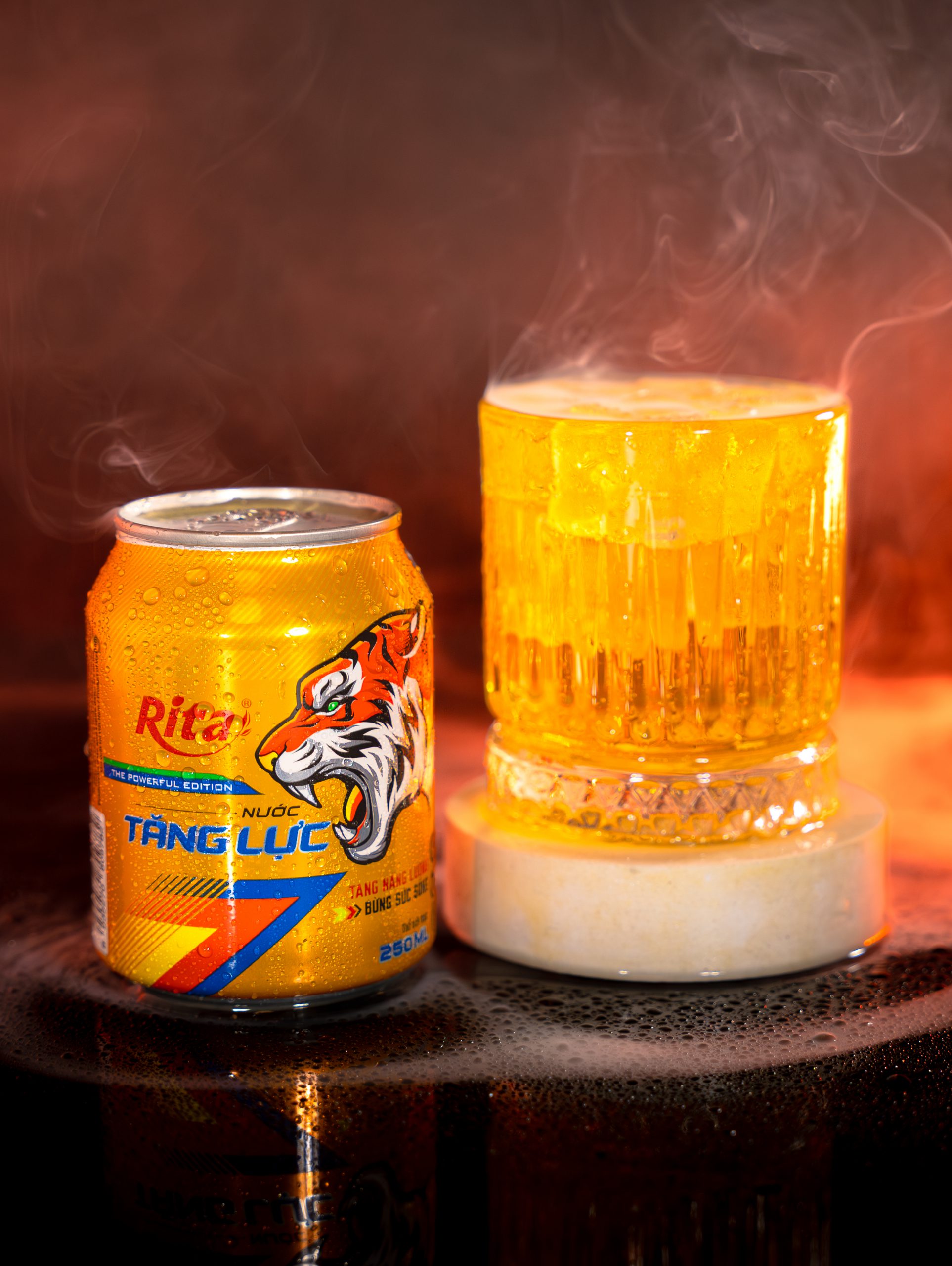 Lon nước tăng lực RITA 250ml – Con hổ - Ảnh 4