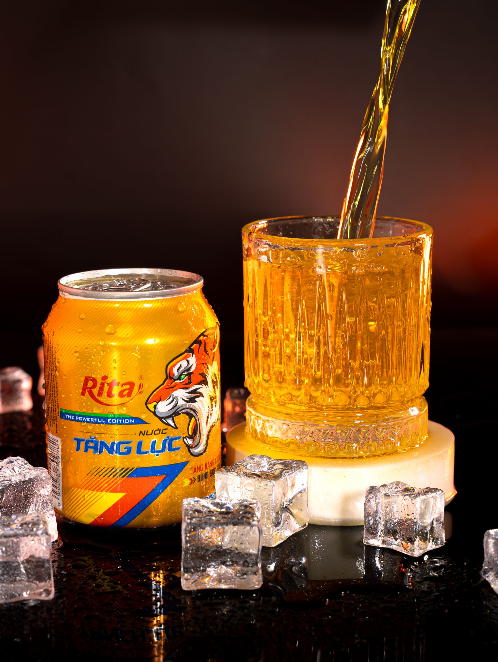 Lon nước tăng lực RITA 250ml – Con hổ - Ảnh 5