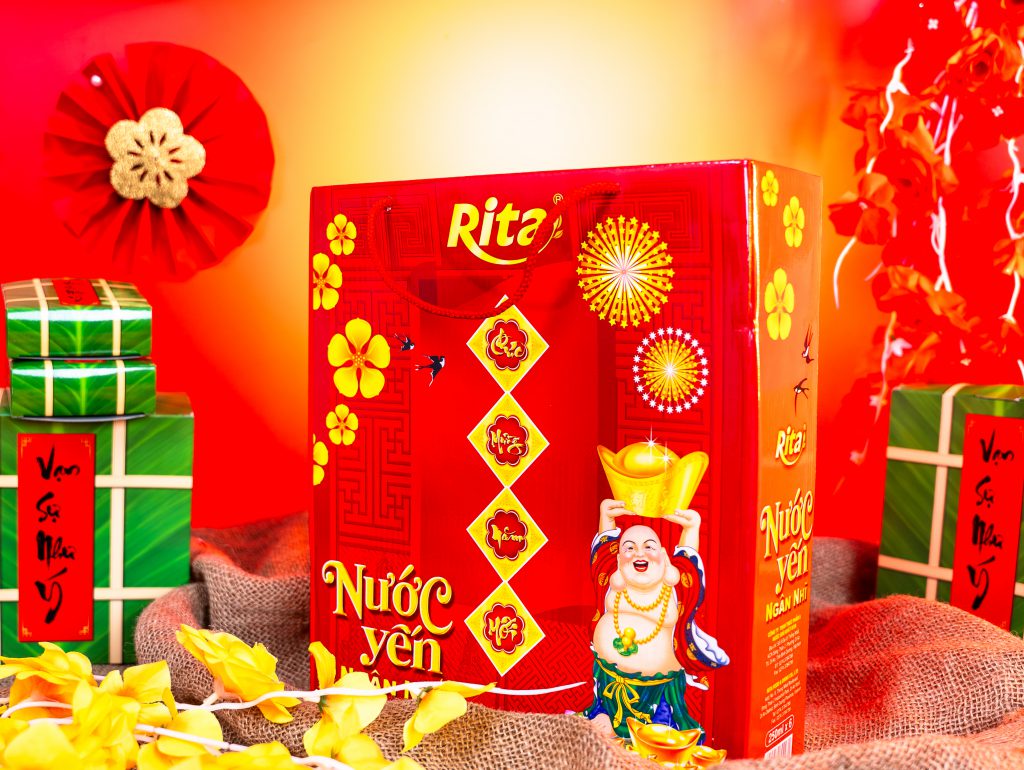 Nước yến tinh chế mẫu hộp xuân