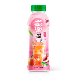 Thức uống Hồng Trà Đào thêm hạt Thuỷ Tinh , hạt nổ trái cây