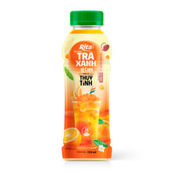 Trà Xanh vị cam thêm hạt Thuỷ Tinh , hạt nổ vị cam