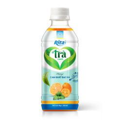 Trà xanh vị cam quất bạc hà 350ml