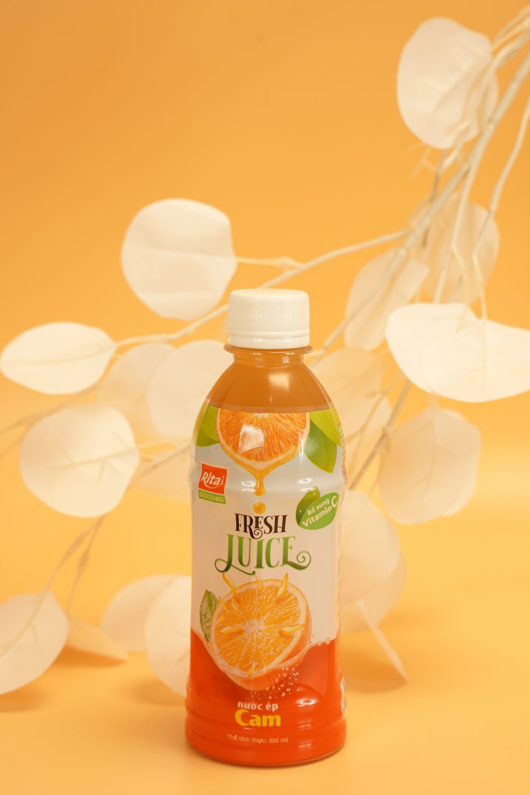 Nước ép cam đóng chai 350ml - Ảnh 2
