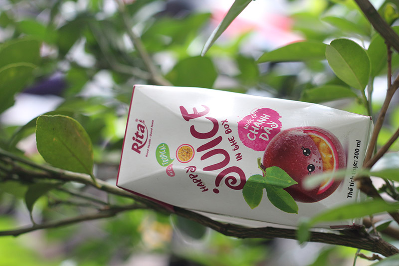 Nước ép chanh dây đóng hộp 200ml - Ảnh 3