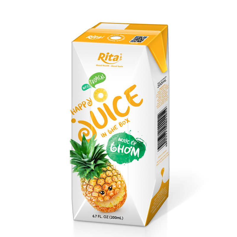 Nước ép thơm đóng hộp 200ml