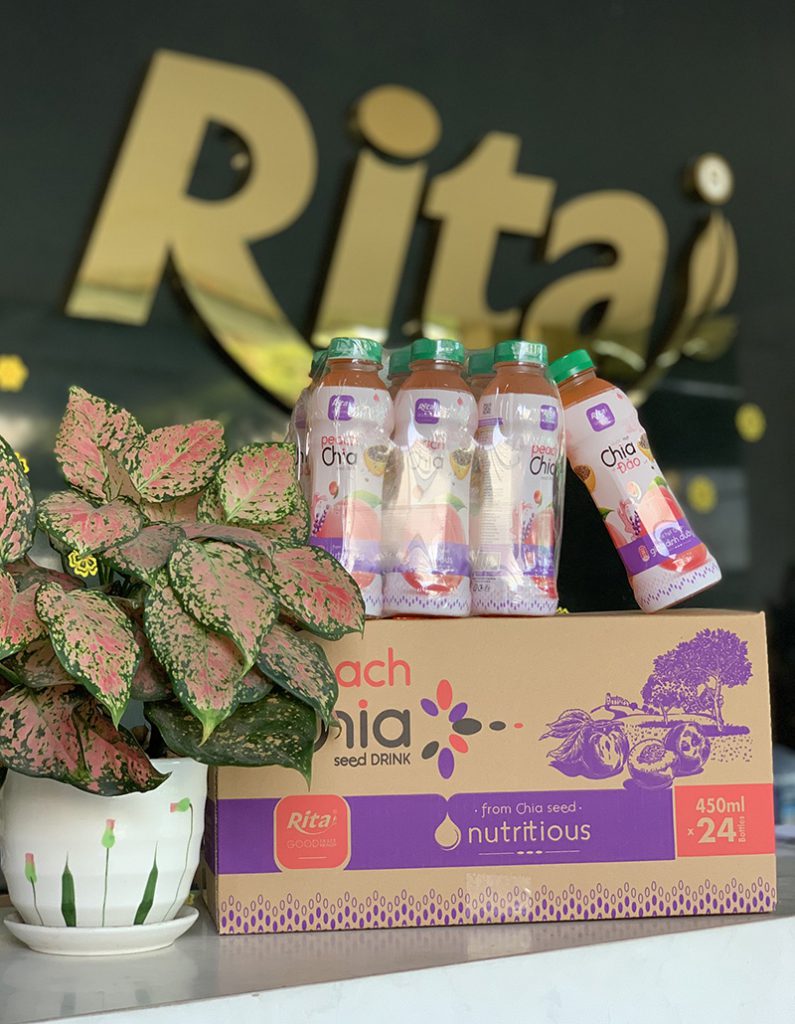 nước hạt chia vị đào thức uống dinh dưỡng