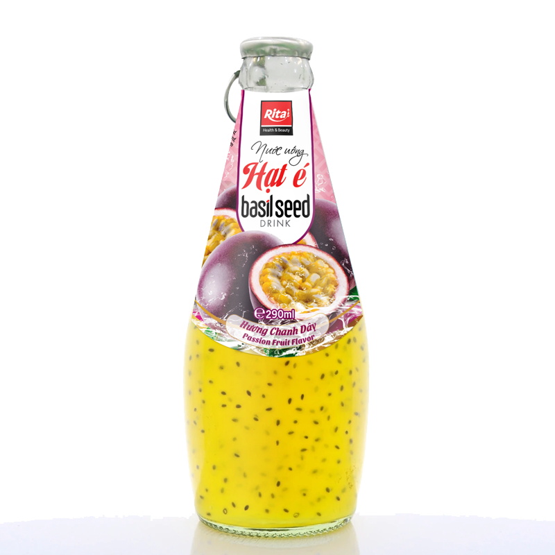nước hạt é hương vị chanh dây 290ml