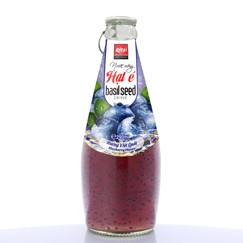 Nước uống hạt é hương vị việt quất 290ml